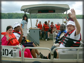 Fishing Has No Boundaries' to take people with disabilities to the lake